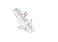 15166756 Pedał przyśpieszenia VOLVO A25E A30F A40E accelerator pedal / gaspedal / педаль акселератора
