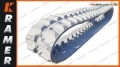 230X72X43 NM Gąsienica gumowa 230x72x43 NIEBRUDZĄCA biała  nonmarking rubber track / nešpiniace gumové pásy / gumene gusjenice koje ne ostavljaju tragove / nepaliekantis žymių guminis vikšras / icke-märkande gummiband