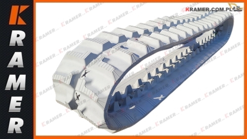230X72X43 NM Gąsienica gumowa 230x72x43 NIEBRUDZĄCA biała  nonmarking rubber track / nešpiniace gumové pásy / gumene gusjenice koje ne ostavljaju tragove / nepaliekantis žymių guminis vikšras / icke-märkande gummiband