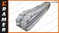 230X48X80 NM Gąsienica gumowa 230x48x80 NIEBRUDZĄCA biała  nonmarking rubber track / nešpiniace gumové pásy / gumene gusjenice koje ne ostavljaju tragove / nepaliekantis žymių guminis vikšras / icke-märkande gummiband