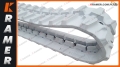 230X96X36 NM Gąsienica gumowa 230x96x36 NIEBRUDZĄCA  biała  nonmarking rubber track / nešpiniace gumové pásy / gumene gusjenice koje ne ostavljaju tragove