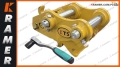 QHM-EC25 Szybkozłącze VOLVO EC20 EC25 EC27 EC30 manual Quick Hitch / Quick coupler / Greitas prikabinimas  /ыстросъёмныймеханизм / Быстросъём / Schnellkupplung / Kiire Haak