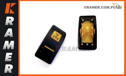 Klawisz przełącznika JCB załączania napędu przód  701/58701  Cover 4WD switch decal
