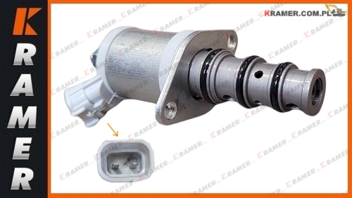 9258047K Elektrozawór stosowany w koparkach HITACHI serii ZAXIS  ZX240-3  ZX270-3  ZX250-3  ZX280-3 Valve, solenoid assembly / Электромагнитный клапан / Magnetventil