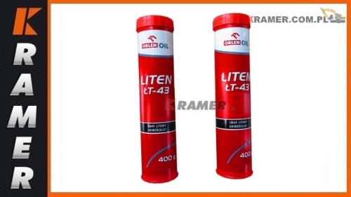 ŁT-43K400 Smar Orlen GREASEN ŁT-43 tuba 400g uniwersalny smar litowy ŁT-43 tuba