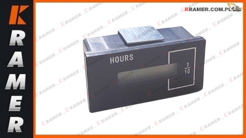 000009681 Licznik motogodzin elektroniczny 48 mm x 20 mm spidometras / gauge tacho / pocitadlo motohodin / otáčkomer / Счётчик моточасов