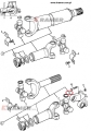 914/35402 Flansza wału napędu JCB 3CX 4CX Yoke, flange / Jarmo, príruba / Jungas, flanšas / Хомут, фланець