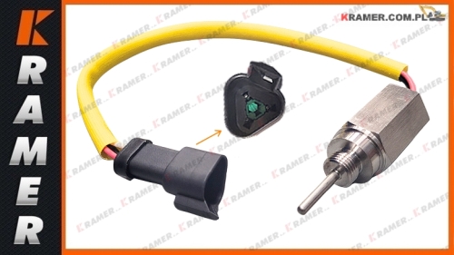 1342252 134-2252 Czujnik temperatury wody CAT D10R D9R 972GII 980GII 928G 924H 924G 988H 962GII 980H 924GZ 950GII 928HZ 930H 924HZ 966GII  water temperature Sensor / Temperature sender / датчик температуры воды / vízhőmérséklet érzékelő /