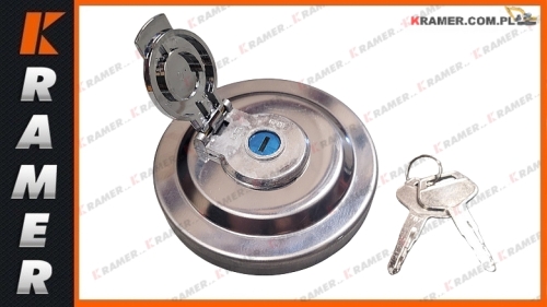 20Y-04-11160 Korek wlewu paliwa KOMATSU + 2 kluczyki PC100-5 PC100-6 PC120-5 PC120-6 PC130-5 D41 D65 D85 Fuel cap with keys / Fuel filler cap / Крышка топливногобака