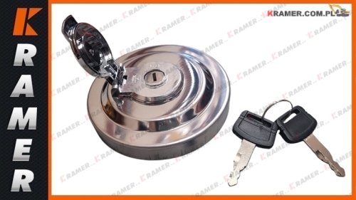 4361638 Korek wlewu paliwa HITACHI + 2 kluczyki ZAXIS 70 120 120-3 135US-3 160LC-3 180W 190W-3 200-3 210W  220W-3 225US 240-3 270LC EX100-3 EX200-3 EX220-3 EX300-3 EX100-3 EX120-5 EX300-5 Hitachi Fuel cap 2 keys / Fuel Cap / Крышка топливного бака