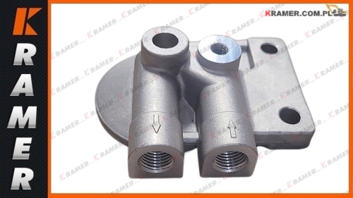 600-311-9640 Podstawa filtra paliwa KOMATSU WA80-3 PC60-5 WA70-1 PC130-7 PW60-3D20-6 WA100-1 D31-18 Fuel Filter Head / Головка топливного фильтра / raftstofffilterkopf / Kuro filtro galvutė /Glava filtra goriva /