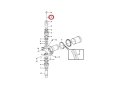 16807281 Śruba łącznika VOLVO A35F A40G A40F A35E fastener screw/крепежный винт/upevňovací šroub/tvirtinimo varžtas/кріпильний гвинт