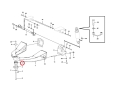 16920959 Odbojnik gumowy VOLVO A35E  A35F  A35G  A40E  A40F  A40G A45G Connector / verbinder