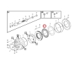 17227869 Tarczka hamulcowa VOLVO A25F A30F A30G Friction disc / Тормозной диск