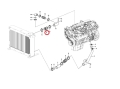 17247682 Przewód VOLVO turbo L60F  L60G  L70F  L90F  L90G  L110H  L120G  L120H  L150G   L150H  L180G  L180H  L220G  L220H Turbo air hose / Turbo luftschlauch / шланг воздушный турбокомпрессора