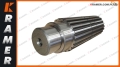 14X-12-11411 Wałek KOMATSU D65PX-12 D65EX-15 D65PX-12 D65EX-15 Shaft Pinion / Aksel Pinion/ Вал приводной редуктора поворота /Veleno krumpliaratis / Pastorek hřídele / Axeldrev