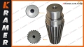 14X-12-11411 Wałek KOMATSU D65PX-12 D65EX-15 D65PX-12 D65EX-15 Shaft Pinion / Aksel Pinion/ Вал приводной редуктора поворота /Veleno krumpliaratis / Pastorek hřídele / Axeldrev
