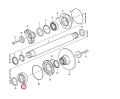 17462668  VOE17462668 Łożysko VOLVO wału A25D A30D Łożysko / Bearing / Ložisko / подшипник / Kugellager / cusinetto / csapágy / rulment