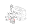 20459214 Uszczelka chłodniczki oleju VOLVO EC140B EC210B  Gasket / Oil cooler gasket / Прокладка крышки маслоохладителя теплообменника