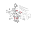 20459215  VOE20459215 Uszczelka chłodniczki oleju VOLVO EC140B EC160B EC180B EC210B  Gasket / Oil cooler gasket / Прокладка крышки маслоохладителя теплообменника