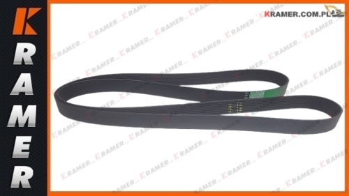 1855872 185-5872 Pasek wielorowkowy CAT D8T D6N D8R D5R Silniki C7 C9 Long Ribbed Serpentine Belt / Dlhý rebrovaný opasok s hadovitým vzorom / Dugi rebrasti zmijski pojas / Ilgas briaunotas serpentino diržas / Långt ribbat serpentinbälte /