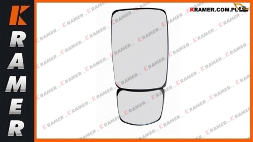 400/J0775 Lusterko JCB podwójne 530-60 531-70 536-95 535-95 Split mirror/ Delené zrkadlo/Split ogledalo/Padalintas veidrodis/Delad spegel/Розділене дзеркало