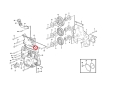 20714247; Uszczelka pokrywy rozrządu VOLVO A35D EC330B L220F; gasket / прокладка / tarpiklis / empaquetadura / těsnění