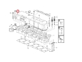 20793002 VOE20793002 Śruba głowicy VOLVO EC250D EC250E EC300D EC300E EC350D L110G L110H L120G L120H STUD / Bolt self Locking  / Bolt / Болт