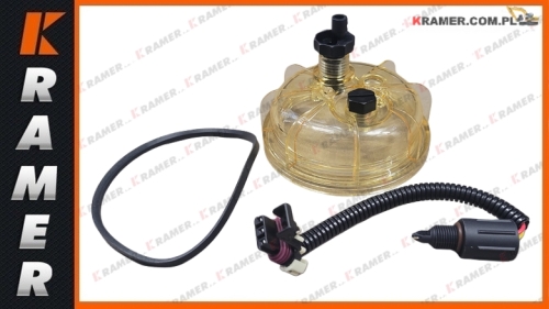 21530025  Szklanka odstojnika z czujnikiem VOLVO A25D EC280 Bowl assembly / Schüsselmontage / СТАКАН ОТСТОЙНИКА ТОПЛИВА / Bļodas montāža