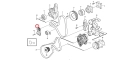 21155561 Napinacz paska VOLVO A40E A40F EC360B EC330C EC460 Belt tightener / Belt tensioner / Belt tensioner Pulley