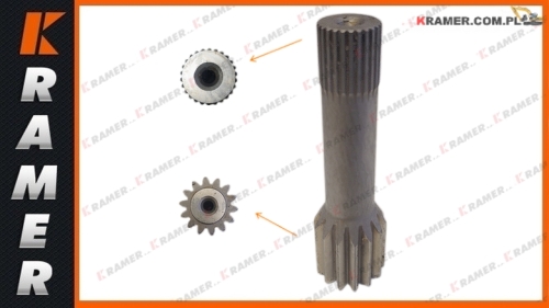 20G-22-31130 Wałek zębaty KOMATSU PW160-7 PW130-7 Pinion gear / Kugghjul / Pastorkové ozubené kolo / Шестерня / Ritzel / Sun gear