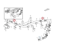 21393264 Przewód gumowy VOLVO A25F L150H L260H EC750E EGR  hose / hadica / crijevo / žarna / slang / šļūtene / шланг / Schlauch