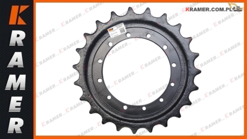 E4910040 Koło napędowe (gwiazda) gąsienicy gumowej minikoparki  PEL-JOB  EB350  LS386 Sprocket / Turas / Kettenräder /Antriebsräder / звёзды / Pignon / Lánckerekek