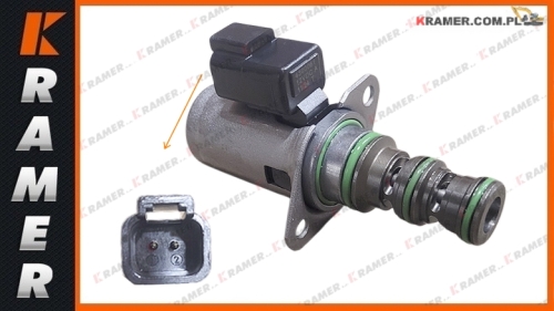 2748383  274-8383 Elektrozawór zmiany przędkości jazdy CAT 301.8C 301.6C 302.5C Valve solenoid / Ventilmagnet / Vožtuvo solenoidas / Solenoid ventila / Соленоїд клапана /