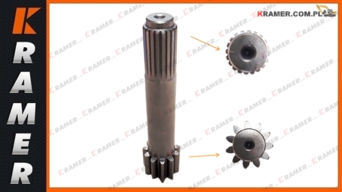 K9007390 Wałek zwolnicy DOOSAN DX225 DX235 DX255-3 Shaft/ shaft released / hriadeľ uvoľnený / vratilo otpušteno / atleistas velenas / axeln släppt