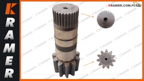 968727201 Wałek obrotu LIEBHERR R934 R944 shaft released / hriadeľ uvoľnený / vratilo otpušteno / atleistas velenas / axeln släppt / вал звільнений