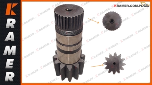 90026581  Wałek reduktora obrotu LIEBHERR R906 R916 R924 shaft released / hriadeľ uvoľnený / vratilo otpušteno / atleistas velenas / axeln släppt / вал звільнений /Welle freigegeben