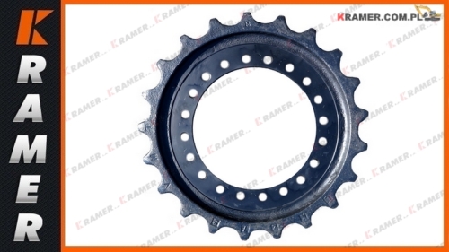 73172135 Koło napędowe / gwiazda łańcucha gąsienicy koparki NEW HOLLAND EC215 EC240 FIAT FX215; Sprocket/ Turas/ Kettenräder/ Antriebsräder/ звёзды/ Pignon/ Lánckerekek/ Rueda cabilla/ Ruota motrice/ Drivhjul/ Vetopyörät/ Dzenoša zvaigzne.