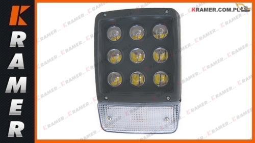 700/50055 LED Lampa przednia drogowa JCB LED 3CX 4CX ładowarki front road lamp / передний дорожный фонарь / predné cestné svetlo / priekinis kelio žibintas