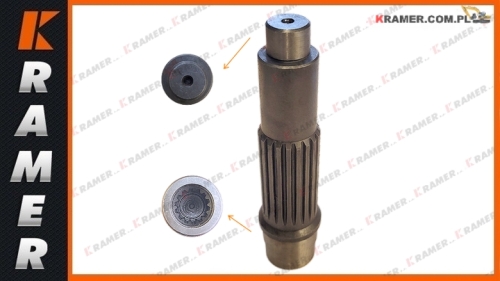 20/950753 Wałek silnika jazdy stosowany w maszynach JCB  JS80  JZ70  8060 Shaft Motor Drive / Вал гидромотора хода