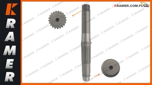 SA8230-33140 Wałek silnika jazdy stosowany w koparkach VOLVO  EC210  EC180B  EC160  EC160C  EC160B  EC140B  ECC210B  EC180C Shaft Motor Drive / Вал гидромотора хода