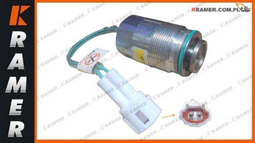 KDRDE5K-10/40 Elektrozawór pompy hydraulicznej DOOSAN HYUNDAI R210 SK210 JS200 JS210 JS220 DX255 DX225 DH225 Hydraulic Pump Solenoid / Клапан/Электромагнитный клапан гидронасоса
