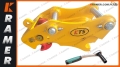 QHM-CAT428 DEF Szybkozłącze CAT 415F2 416E 420E 422E 422F 428 430 430E 432E 432F 432F2 434 434E 444 444E seria D E F 345mm manual Quick Hitch / Greitas prikabinimas / Quick coupler / Быстросъёмныймеханизм / Быстросъём / Schnellkupplung / Kiire Haak /