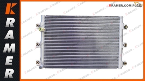 000012519 Chłodnica klimatyzacji stosowana w maszynach DOOSAN / DAEWOO DH225-7 Air conditioning radiator/ Klimaanlage Kühler/ Радиатор кондиционера/ Radiatore per aria condizionata/ Radiateur de climatisation.