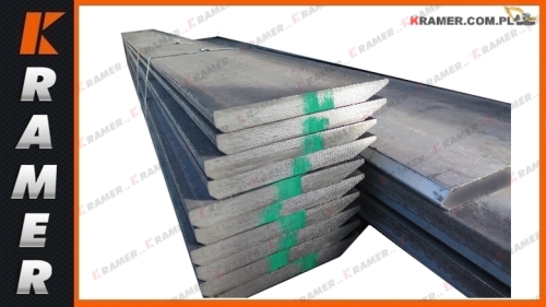 254X19CM Lemiesz 254x19 twardość 500HB dwustronnie faz. cm  Cutting Edge / Blade / Нож ковша / режущая кромка