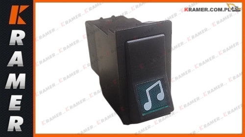 2549-9098/K9000353 Przełącznik kabinowy załączania dźwięku DOOSAN switch / schalter/ ВЫКЛЮЧАТЕЛЬ / выключальнікі / SLĒDZIS