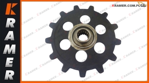 KU94130 Koło napędowe (gwiazda) gąsienicy gumowej mini KUBOTA KH31  KH35  KH41 Sprocket/ Turas/ Kettenräder/ Antriebsräder/ звёзды/ Pignon/ Lánckerekek/ Rueda cabilla/ Ruota motrice/ Drivhjul/ Vetopyörät/ Dzenoša zvaigzne/ Žvaigždes.