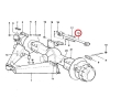 4941232 VOE4941232 Drążek wahacza VOLVO A20 A20C A25 A25B A25C tie rod/spojovacia tyč/spona/dragstång/spojovací tyč/рульова  тяга/