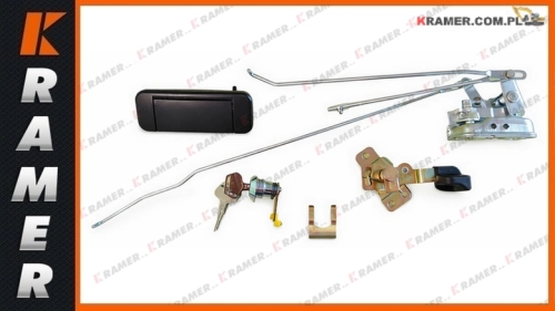 000004802 Zamek drzwi kabiny kpl. KOMATSU PC200-7 Door lock / Türschloss/ Дверной замок/ Serratura della porta/ Serrure de porte.