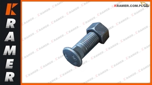 000003554  Śruba plus nakrętka zęba CAT 416 / 418 / 428     Śruba z nakrętką zęba/ Tooth nut screw/ Schraube mit Mutter für Zahn/ Болт и гайка / Vite con dado per dente/ Vis avec écrou pour dent.